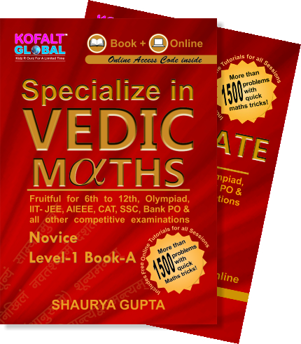 VEDIC MATHS Level One ( Set of 2 books)